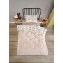 ETE HOMETEX TEK KİŞİLİK LÜX WELSOFT YORGAN SETİ AKSU BEJ 155X215CM 8696474231931
